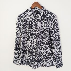 J. Crew Boy Button Down Shirt Animal Print Size 6
